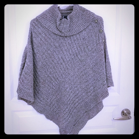 karen scott poncho sweater